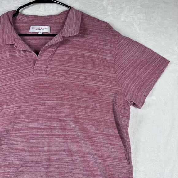 Orlebar Brown Polo‎ Shirt Short-Sleeve Size  XXL Women's Red - Picture 2 of 12